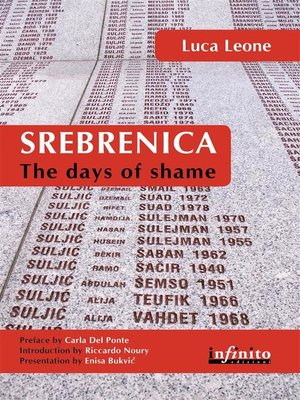 cover image of Srebrenica. the days of shame